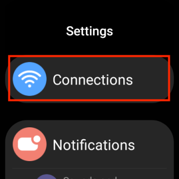 Connection settings