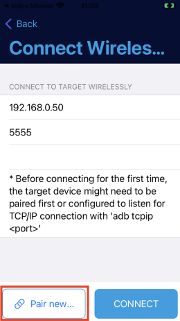 connect wirelessly