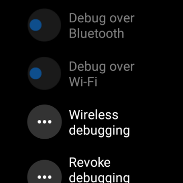 Wireless debugging